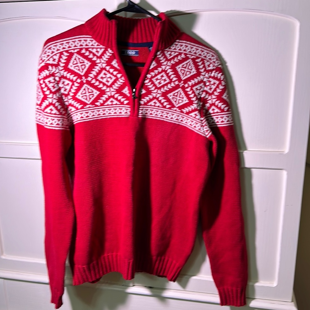 Izod quarter zip sweater